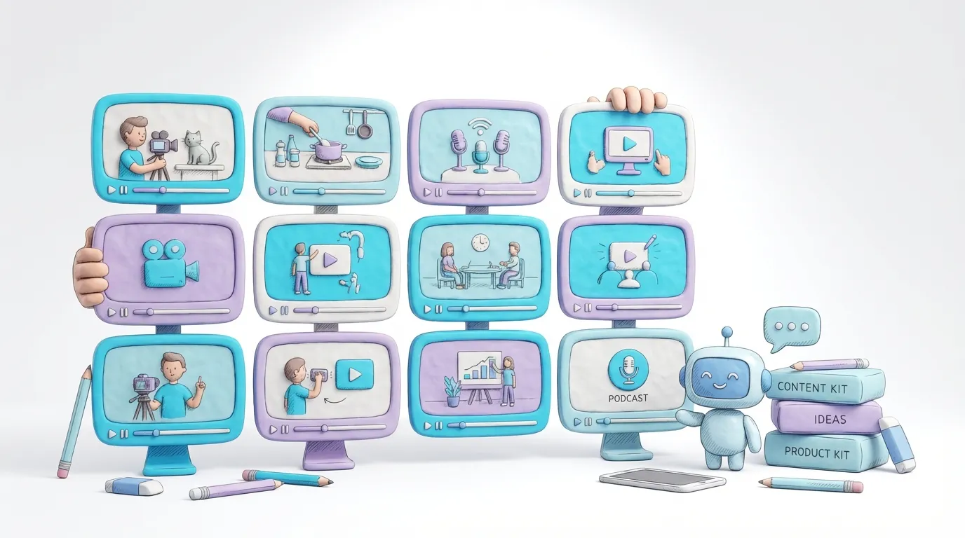 Pippit batch video creation dashboard showing multiple product ad variants generated simultaneously