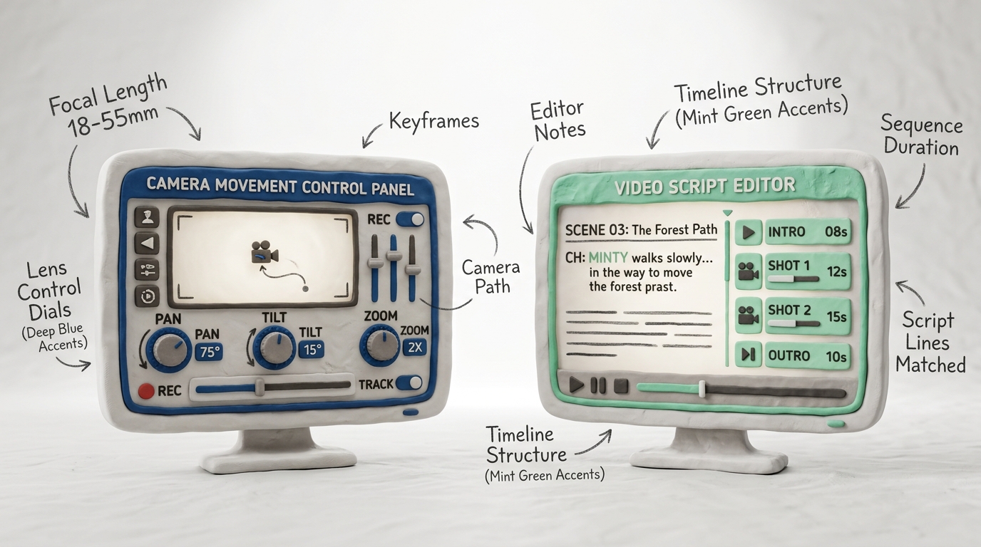 Higgsfield Cinema Studio vs InVideo v4 Agent interface