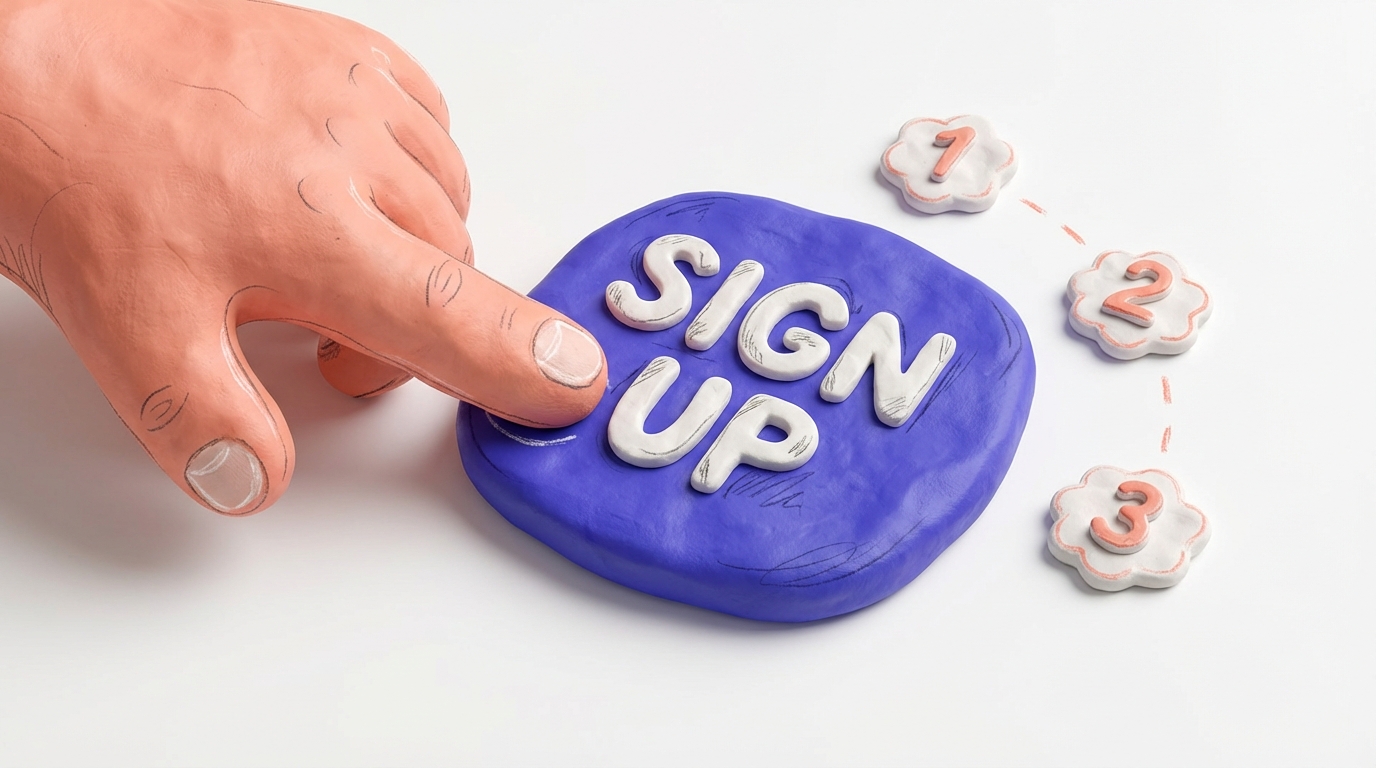 Step-by-step Seedance 2.0 signup process on Pippit